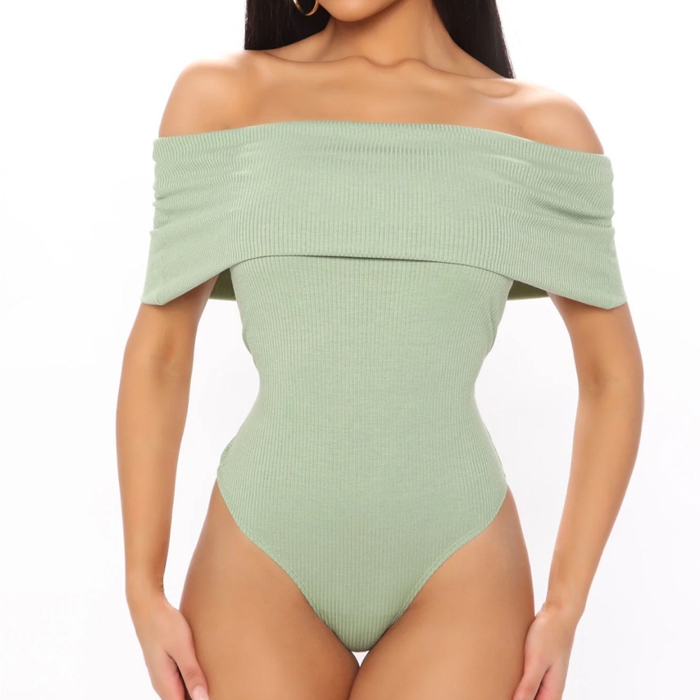 Off the shoulder bodysuit
